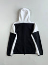 Adidas Z.N.E. Black & White Colorblock Full Zip Hoodie (S)