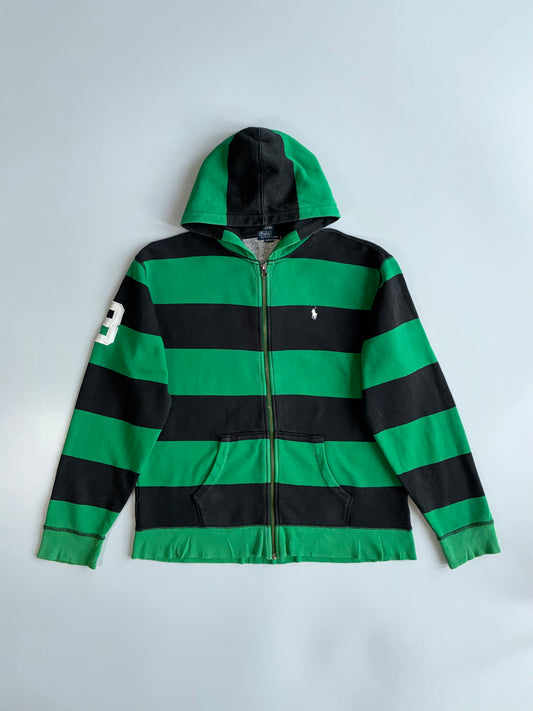Polo Ralph Lauren Rugby Striped Zip Hoodie (M/L)
