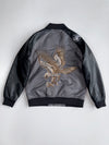 Vintage Super Premium Original Varsity Jacket W/ Leather Sleeve (XS)