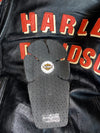 Harley-Davidson American Legend Black Leather Racing Jacket Padded (L)