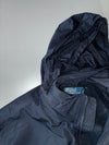 Polo Ralph Lauren Fleece-Lined Hidden Hood Gold Pony Full-Zip Navy Windbreaker Jacket (XL)