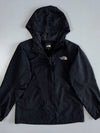 The North Face Waterproof Hooded Shell Jacket | Black Zip-Up Windproof Outdoor Mountain Coat (M)