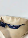 Vintage 90s Polo Sport Ralph Lauren Cream Cotton Zip Jacket (3XL)