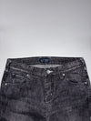 Armani Jeans AJ Washed Black Straight Leg Denim Jeans (W:29) (L:43)