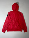Vintage Nike Swoosh Lightweight Hooded Windbreaker Jacket – Red (XL)