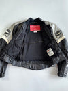AXO Racing Ducati Corse Leather Moto Jacket Multi-Patch with CE Protection (S)