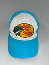 Vintage Bass Pro Shops Blue White Mesh Trucker Cap (Adjustable)