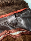 Schott NYC | 184SM G-1 Cowhide Flight Jacket | Pure Leather| (USA Made, Detachable Collar + Liner) (XL/2XL)