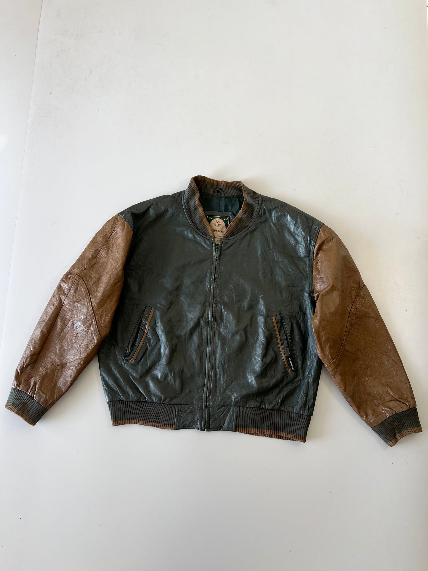 ZSuper Premium Members only Original Leather Jacket (XL)