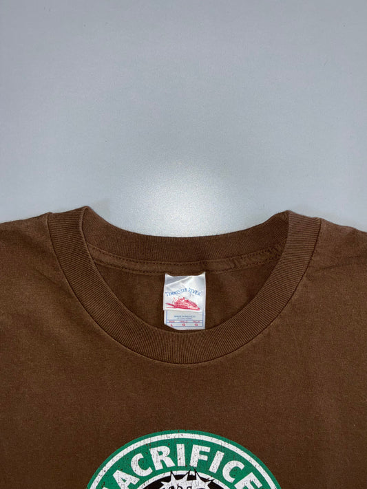 Tennessee River | “Sacrificed For Me” Starbucks Parody Tee | Brown (L)