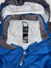 The North Face Hooded Rain Jacket – Blue/Black Colorblock, Youth (XS)