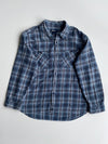 Roots Blue Plaid Flannel Shirt Heavy (2Xl)