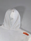 Fox Racing x KTM White Sherpa-Lined Zip-Up Hoodie (2XL)
