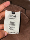AMI Paris Alexandre Mattiussi Brown Turtleneck Sweater (L/XL)