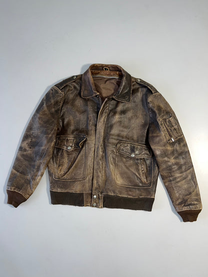 ZSuper Premium RARE Vintage original Leather Jacket (M/L)