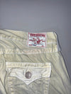 Y2K True Religion Made in USA Low Rise Jeans – Cream (W:32) (L:40)