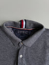 Tommy Hilfiger Cotton Linen Polo Shirt – Grey Melange (L)