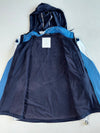 Vintage Kappa Aerotec Colour Block Hooded Windbreaker – Navy/Sky Blue/White (XL)