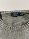 Polo Ralph Lauren Cotton Knit Sweater – Heather Grey Crewneck (2XL)