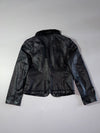 Vintage Olivia Lauren Black Genuine Leather Blazer Jacket Women’s (S)