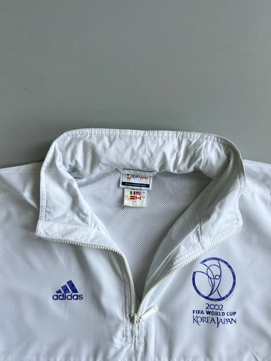 Adidas 2002 FIFA World Cup Korea/Japan Official Licensed Half-Zip Windbreaker (L)