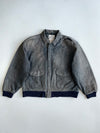 Z Paris Sports Club Premium Original Leather Jacket(Print Inside)(2XL)