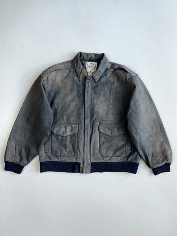 Z Paris Sports Club Premium Original Leather Jacket(Print Inside)(2XL)