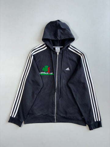 Vintage Adidas 3-Stripe “Schönbuch Cup” Zip Hoodie (L)