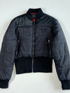 True Religion World Tour Quilted Puffer Bomber Jacket – Black Women’s (S)