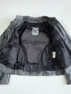 Vintage Rivet’s Pure Genuine Leather Racing Jacket With Carbon Fibre Protection (XL)