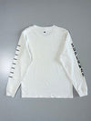 Caco Superman Foil Print Long Sleeve Tee in White (S/M)