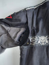 Dainese Belize Black grey Dragon Print Textile Jacket with Detachable Arm (XL)