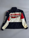 Team Yamaha Racing Colorblock Bomber Jacket – Black/Red/Cream (XL)