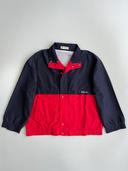 Polo Chia Pao Golf Team | Vintage Colourblock Windbreaker Jacket (2xl/3xl)