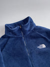 The North Face Fleece Full Zip Jacket Navy Blue (XL)