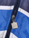 Fila Navy & White Colorblock Puffer Vest – Striped Chest Panel (L)