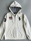 Polo Ralph Lauren | Big Pony USA Flag Zip Hoodie (L)
