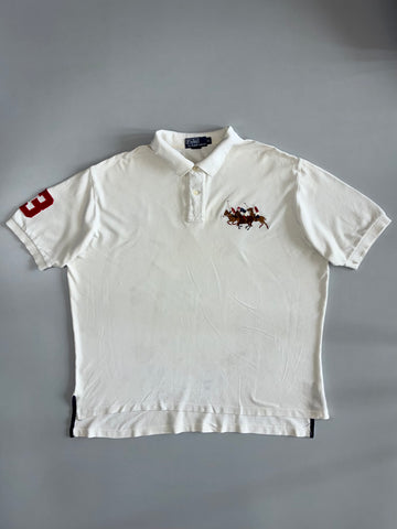 Polo Ralph Lauren | Triple Pony Big Polo Shirt | White (2XL)