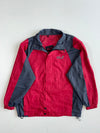 Jack Wolfskin Red & Grey Outdoor Windbreaker Jacket (2Xl)