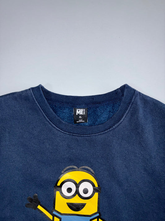 Despicable Me Minions Navy Graphic Sweatshirt (M)