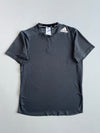 Adidas Training Performance Tee Reflective Logo – Charcoal Grey – (M)