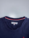 U.S. Polo Assn. Long Sleeve V-Neck Tee in Navy (S/M)