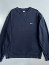 Nike | Swoosh Crewneck Sweatshirt Navy | (XL)