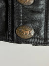 Mostang Italy Mode Quilted Leather Bomber Jacket (M)