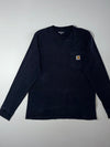 Carhartt WIP Pocket Long Sleeve T-Shirt – Black (L)