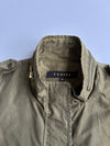 Egoist Olive Military Field Jacket with Beaded Pockets & Patches woman’s (S)