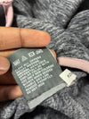 New Balance Heather Grey Fleece Zip Hoodie – Pink Trim (S)