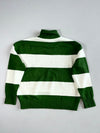 Ami Paris Green & White Striped Ami de Coeur Turtleneck Sweater (3XL/4XL)