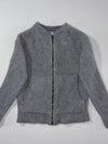 Tommy Jeans Wool Blend Zip-Up Bomber Jacket Kinds (XXS)