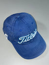 Titleist Golf Washed Royal Blue Cap – Embroidered Script Logo (Adjustable)